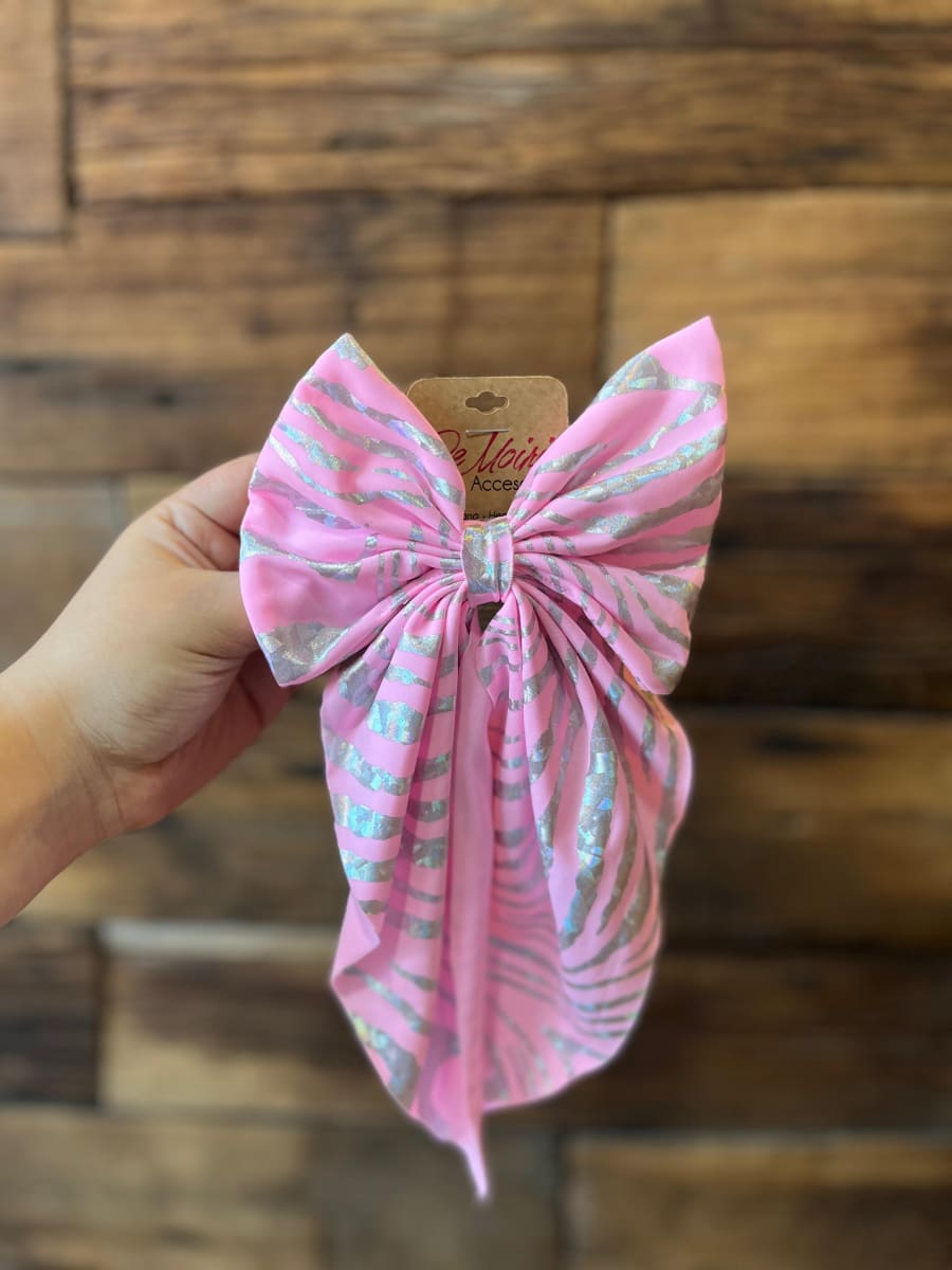 Lazo coquette variedad de colores traba metalica13