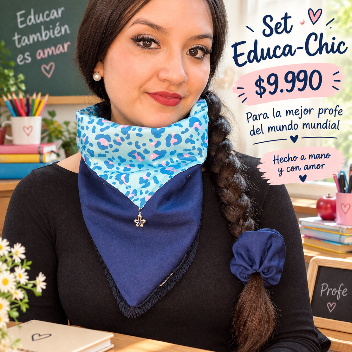 Set Educa Chic azul5