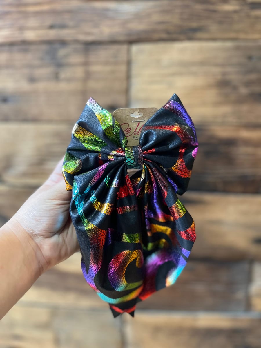 Lazo coquette variedad de colores traba metalica7