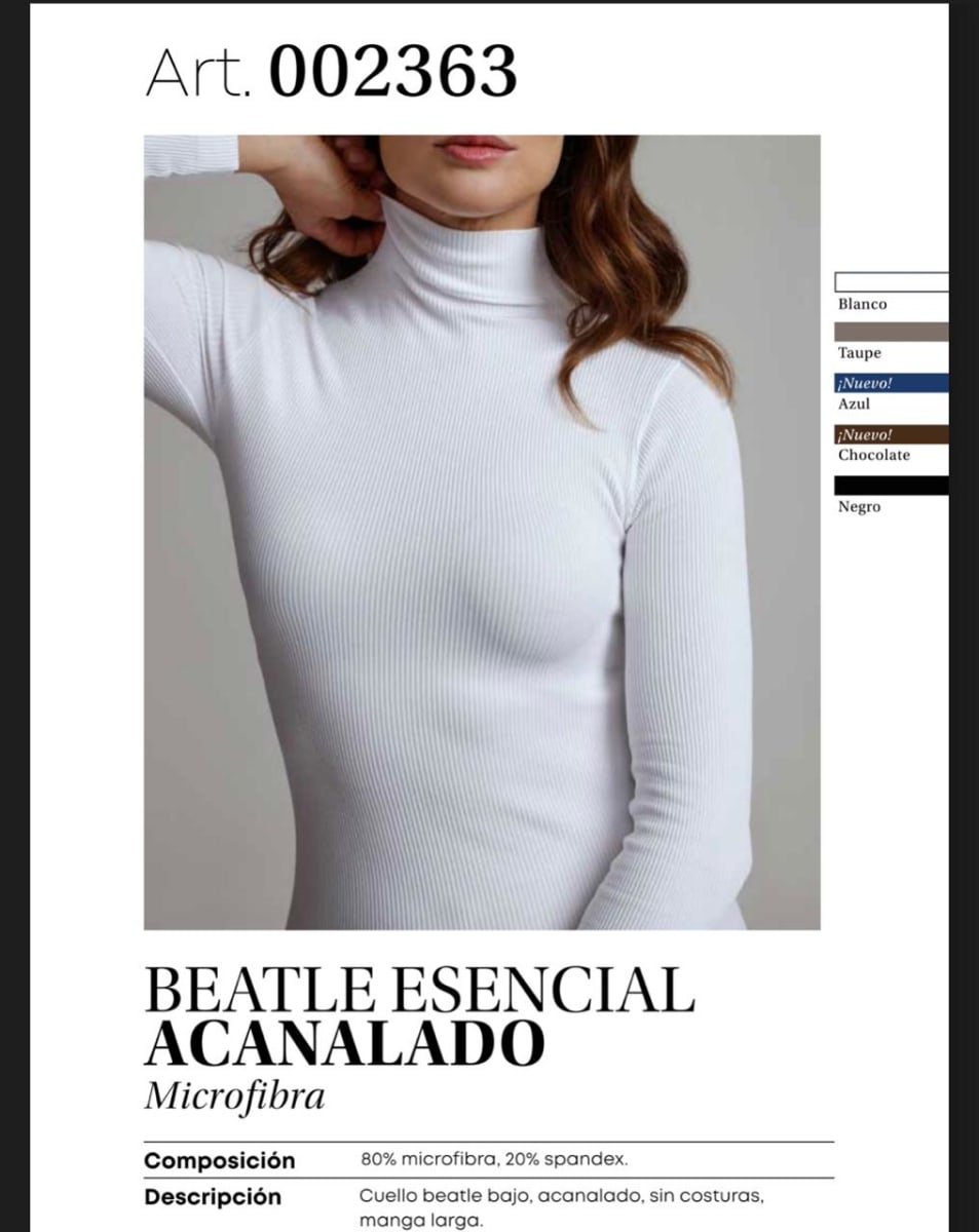 Beatle Monarch 2363 esencial taupe acanalado2