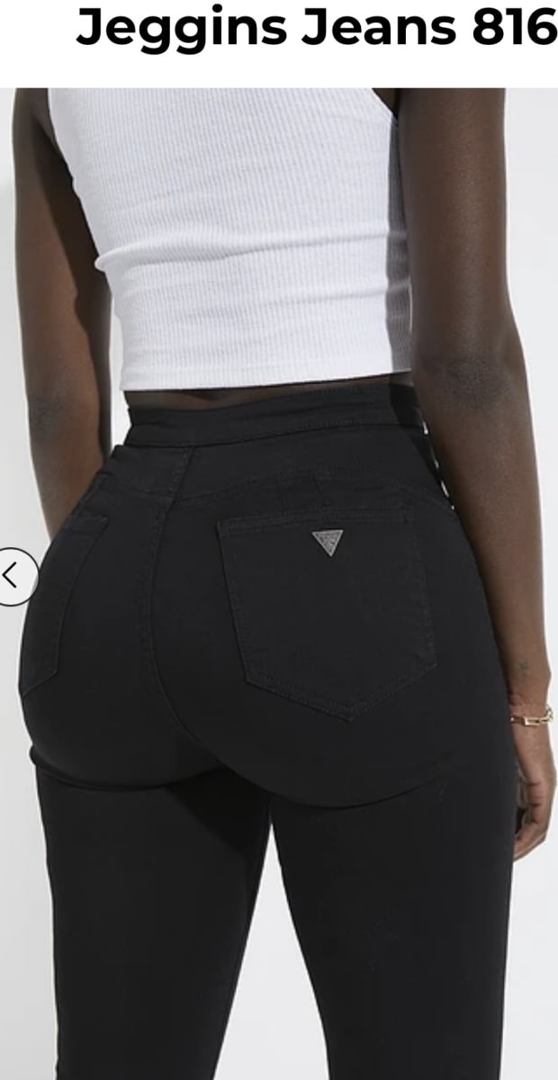 Jeans Paradise 816 jeggins negro2