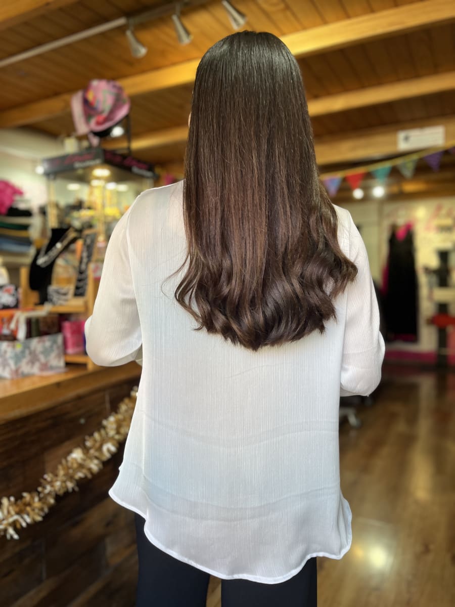 Kimono Party bambula blanco2