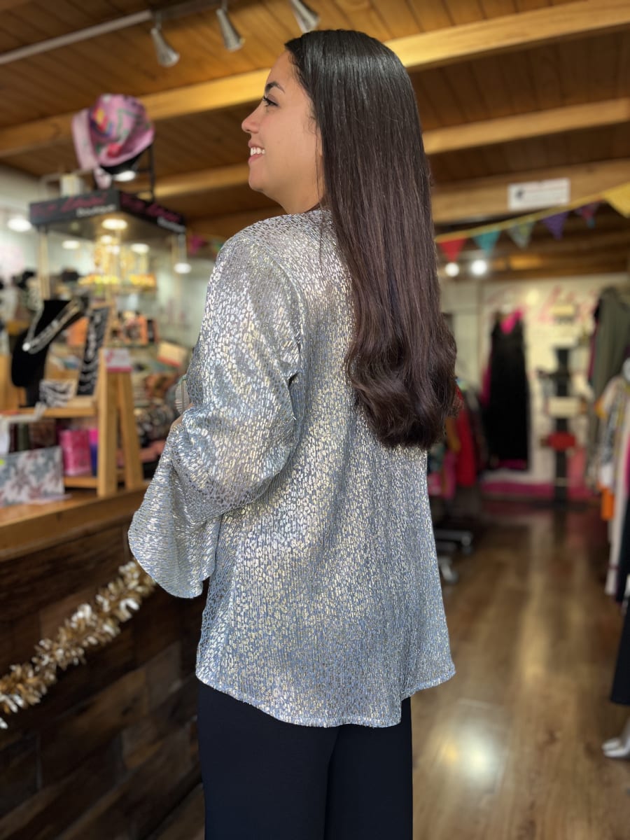 Kimono Party gris print golden2