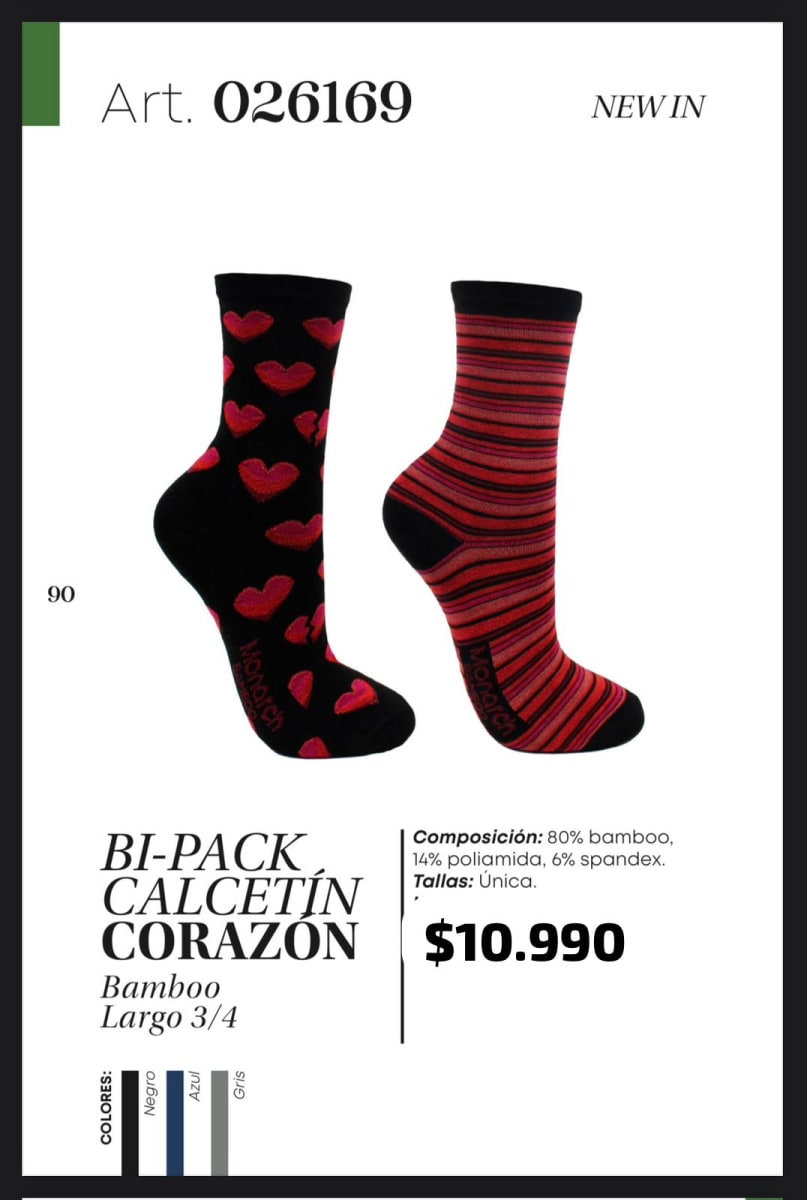 Bipack calcetines MONARCH bamboo 3/41