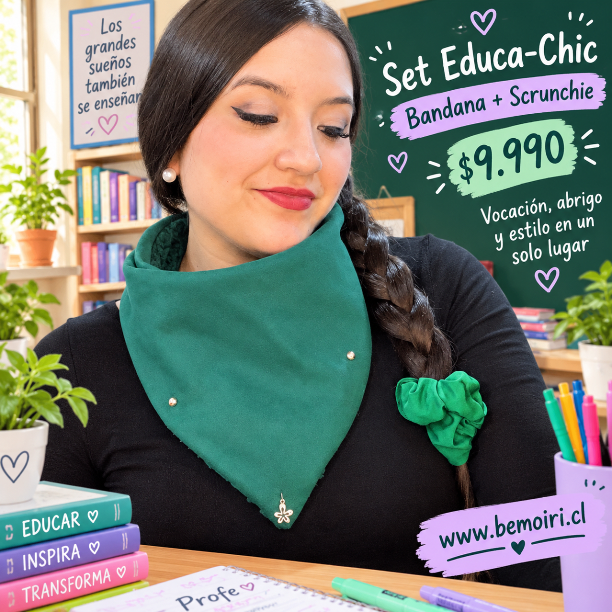 Set Educa Chic verde8