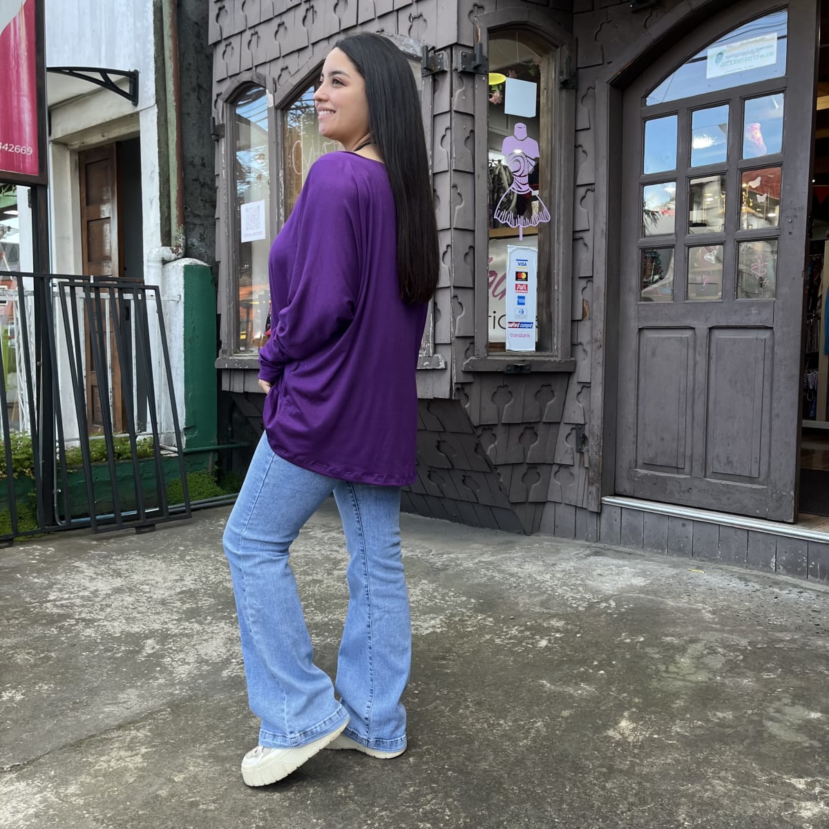 Polera Elisabeth morado modal algodon4