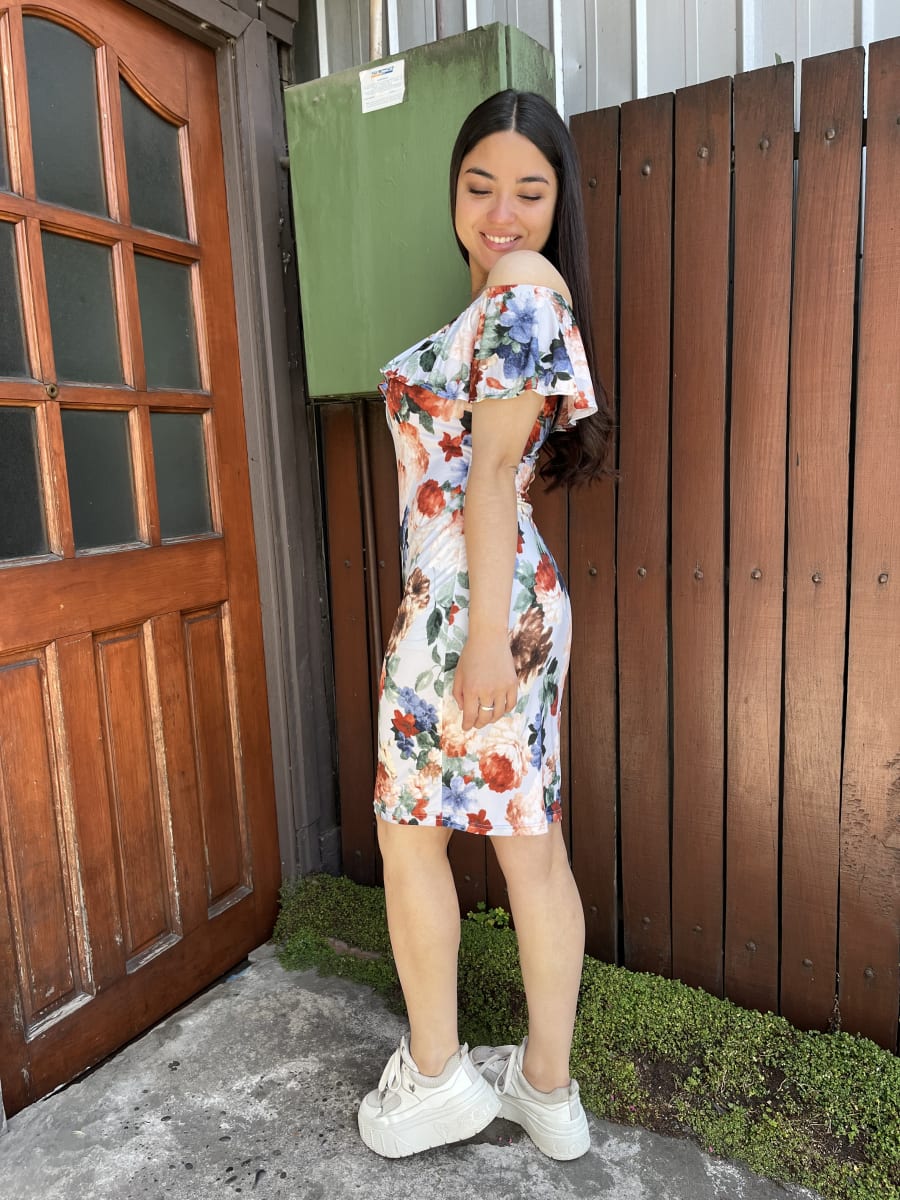 Vestido rumba estampado floral2