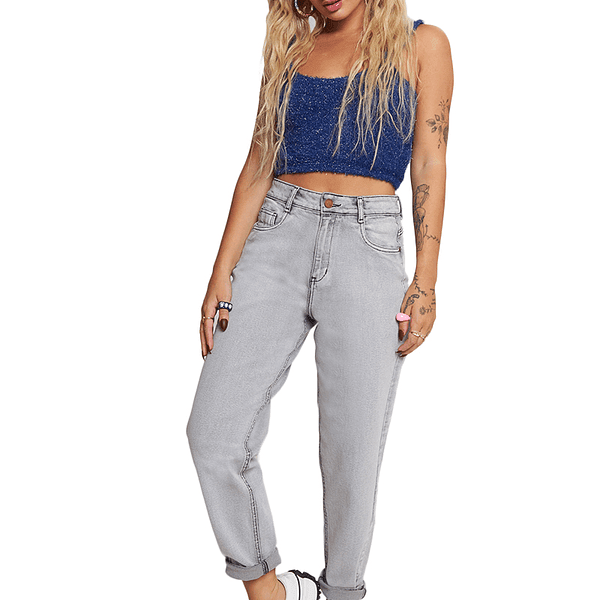 Jeans Paradise 1680 Mom gris3