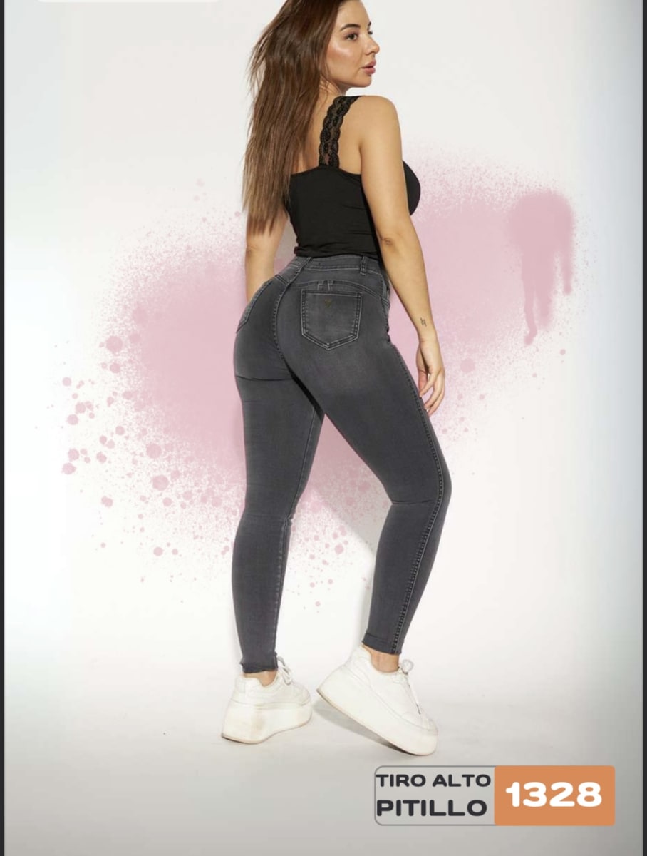 Jeans Paradise 1328 grafito2