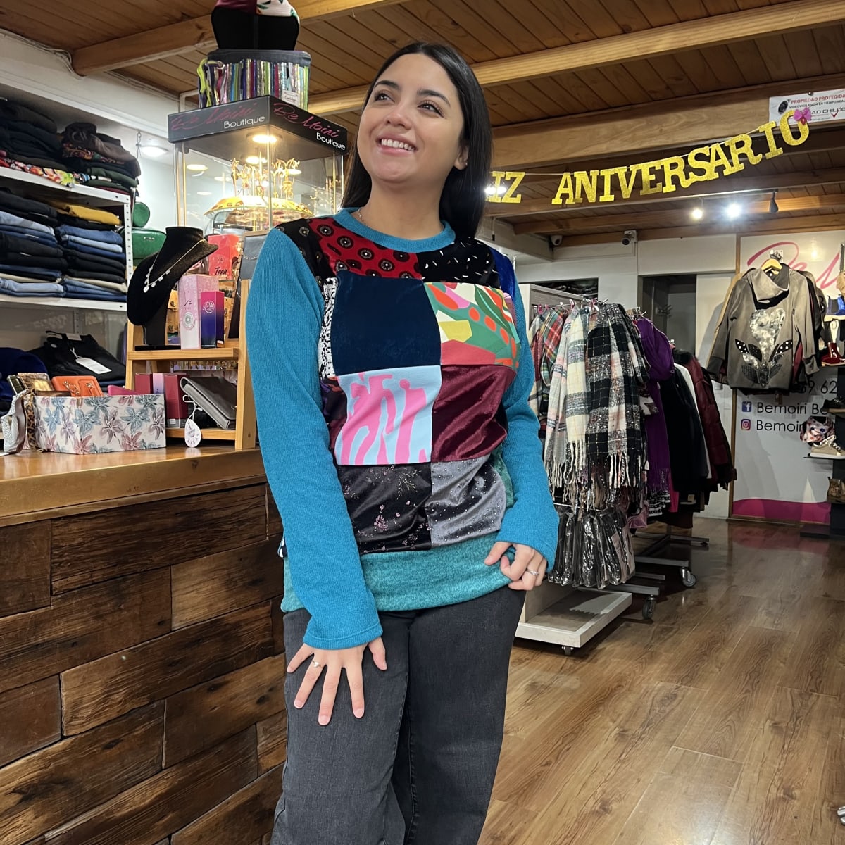 Poleron patchwork lanilla calipso1