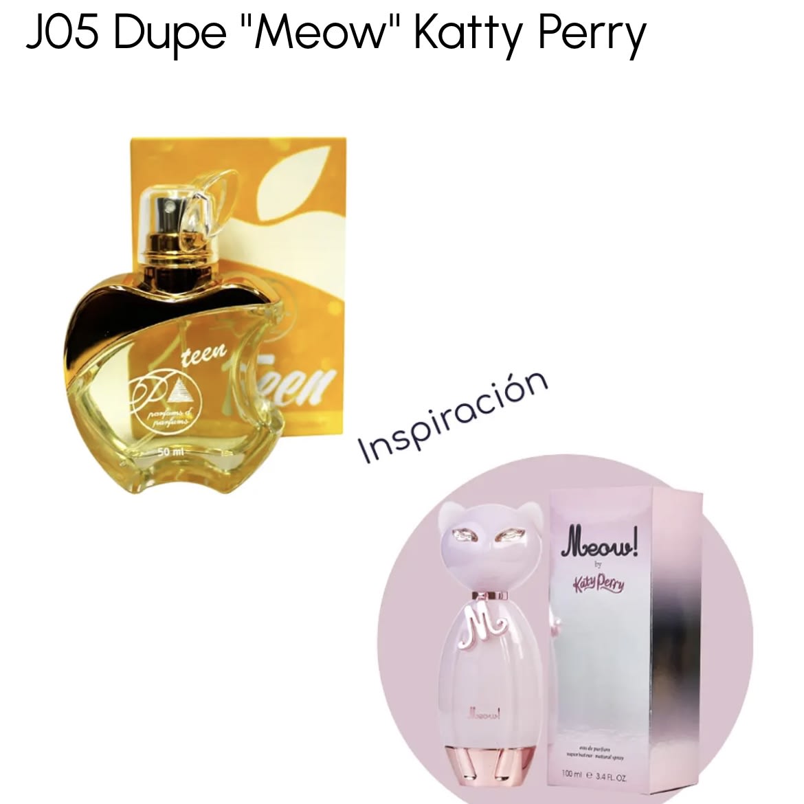 J05 TEEN MEOW, KATTY PERRY DUPE PERFUME1