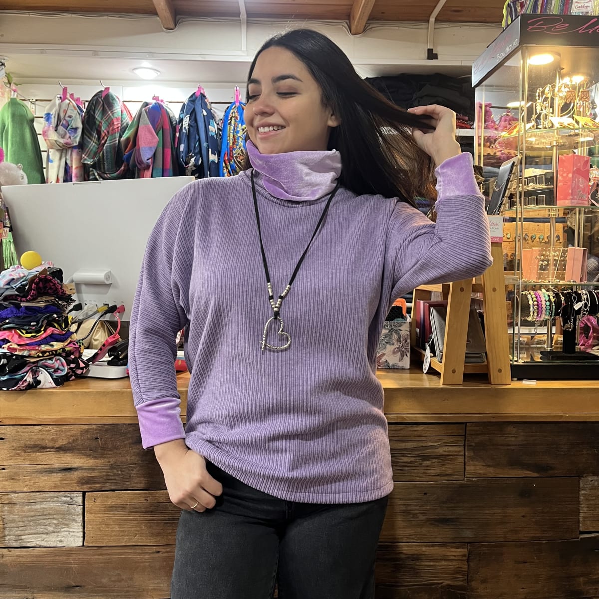 Poleron Maritza lanilla cachemira lila velvet1