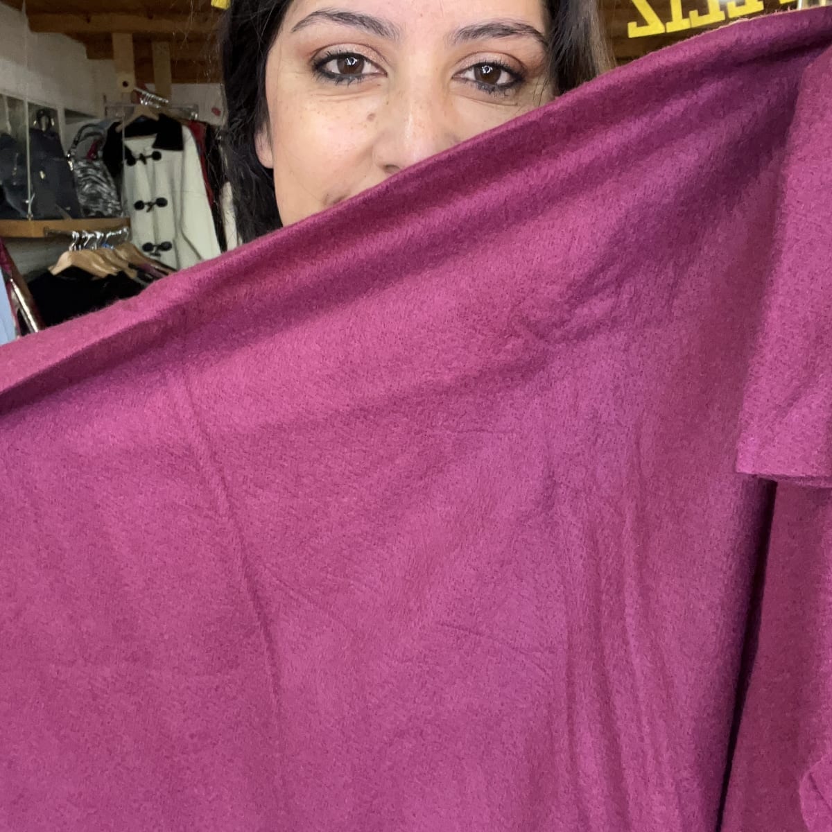 Bufanda cashmere Italy burdeo2