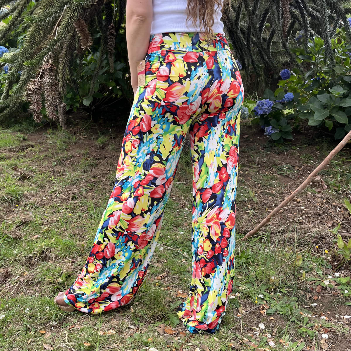 Palazzo lycra floral3