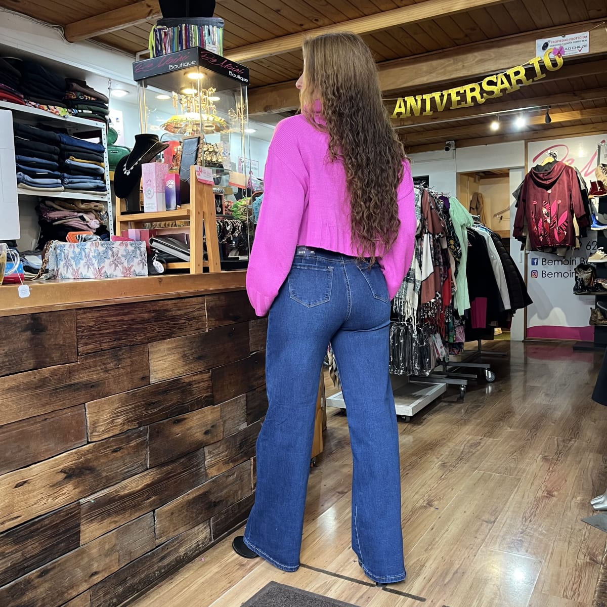 Sueter lana magenta crop con cuello tortuga2