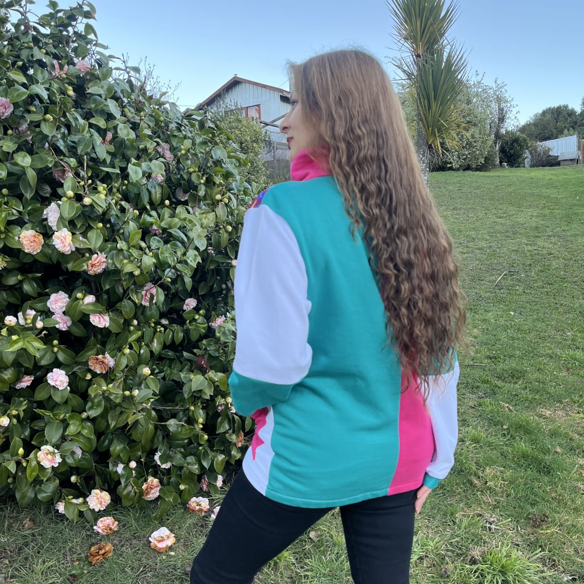 Chaqueton Astrea franela patchwork3