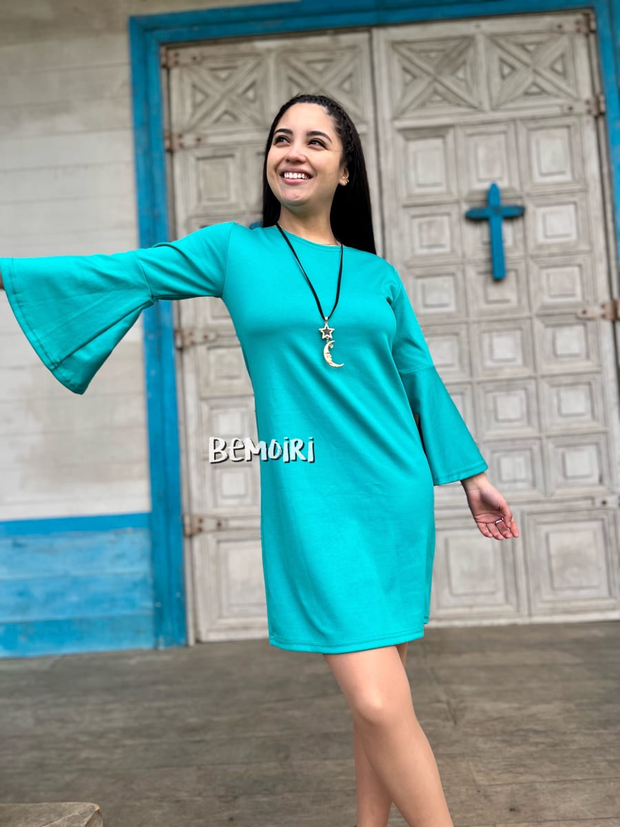 Jumper punto roma turquesa1