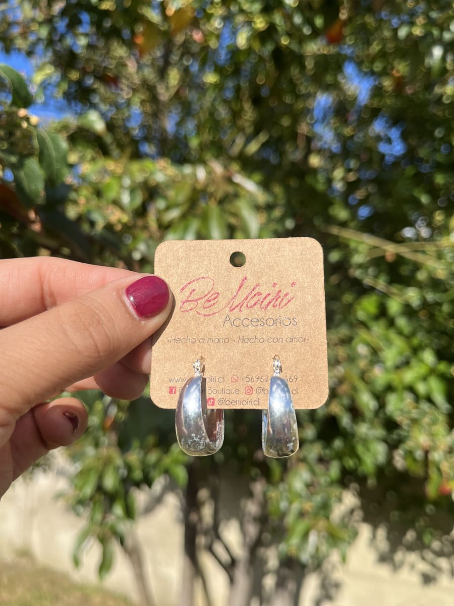 Argollas Plata 925 18 mm bote bisagra3