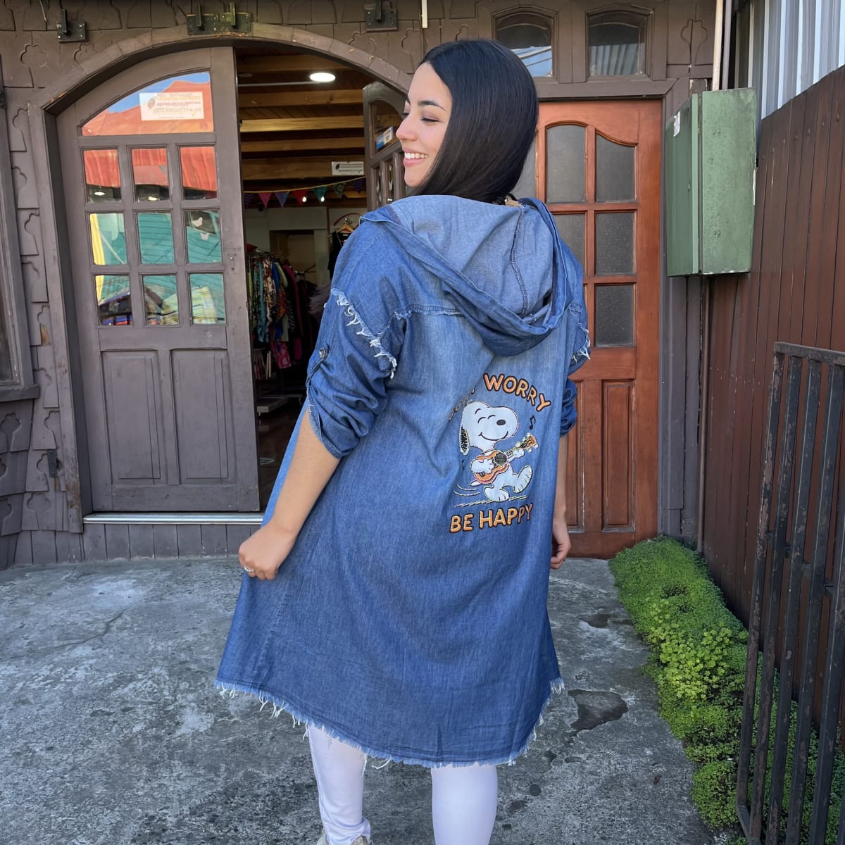 Bluson denim snoopy azul con capucha1