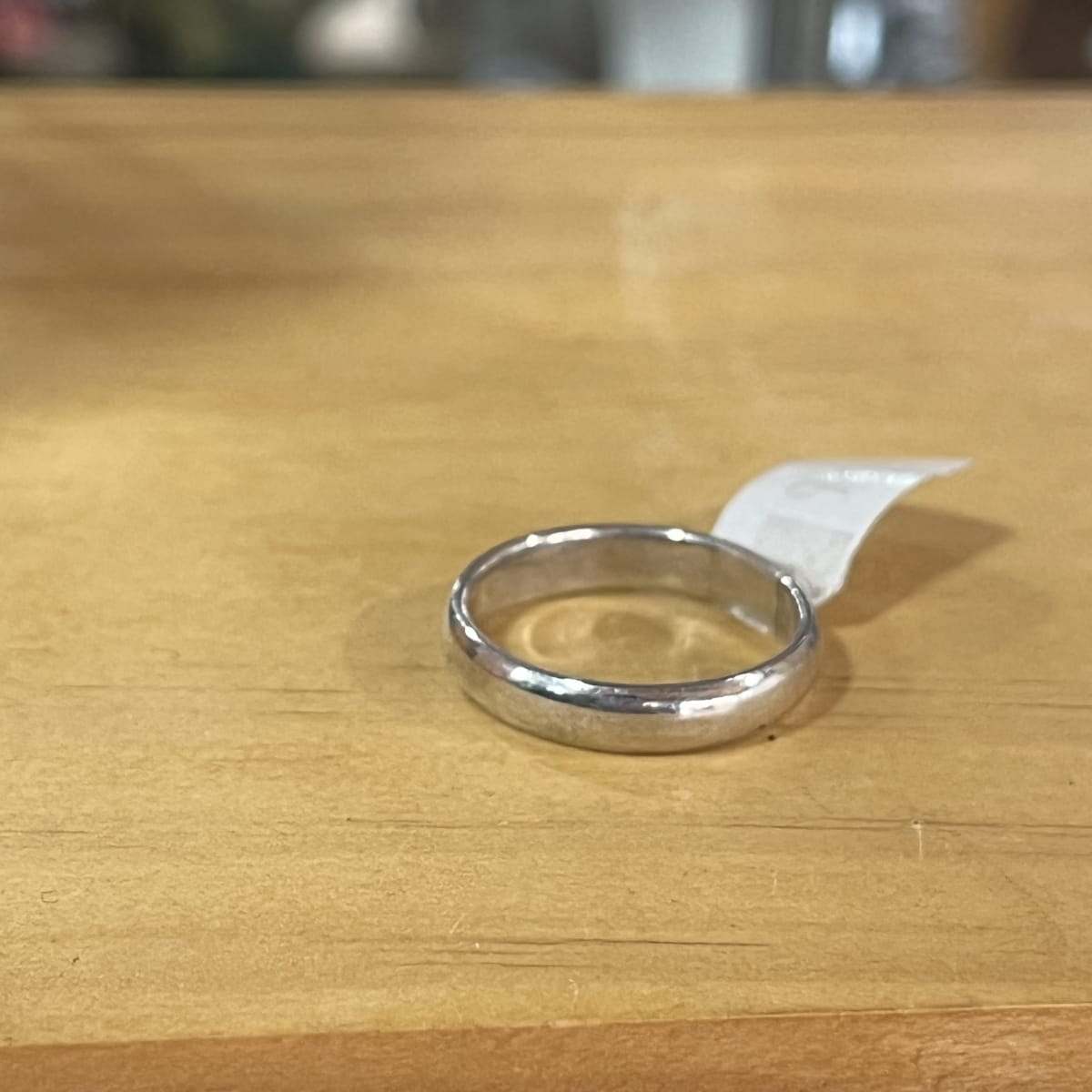 Anillo plata 925 argolla lisa S #122