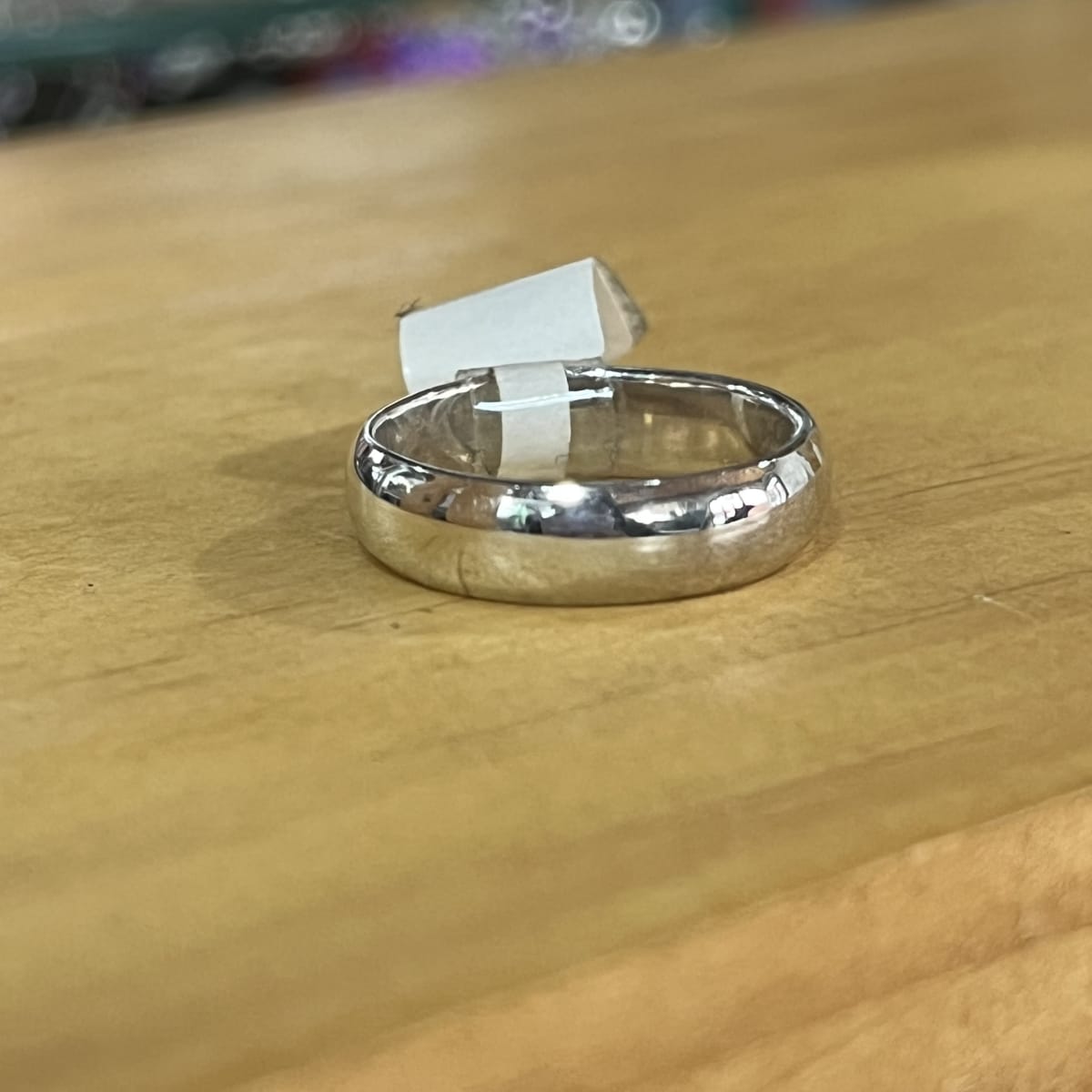 Anillo plata 925 argolla lisa M #121