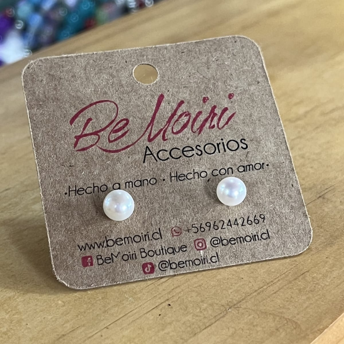 Aros Plata 925 pegados perlas de rio1