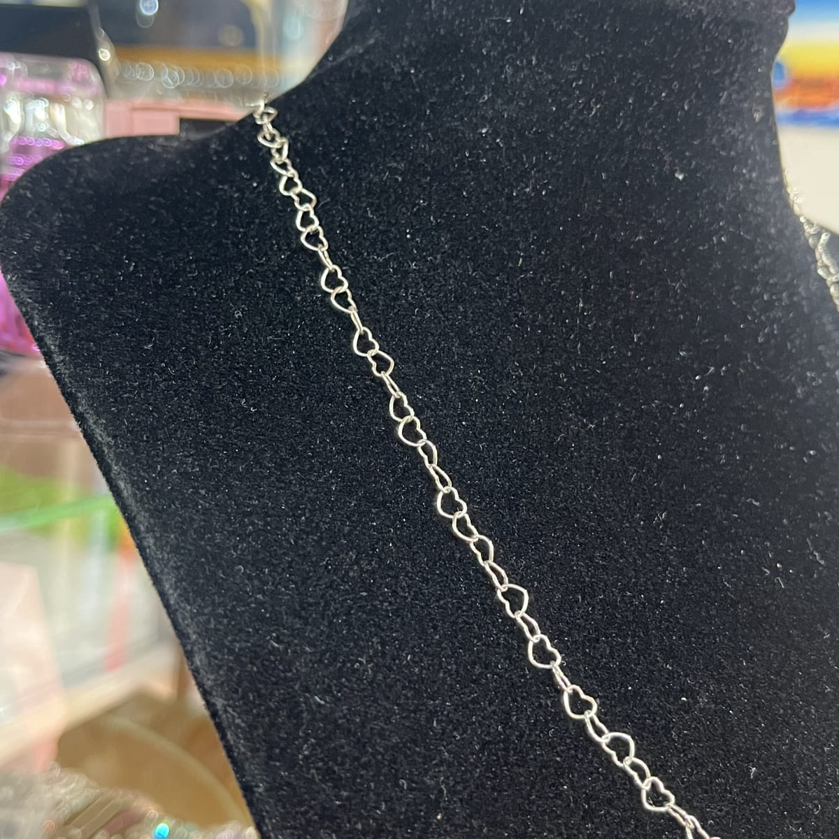 Cadena plata 925 corazones 50 cms2