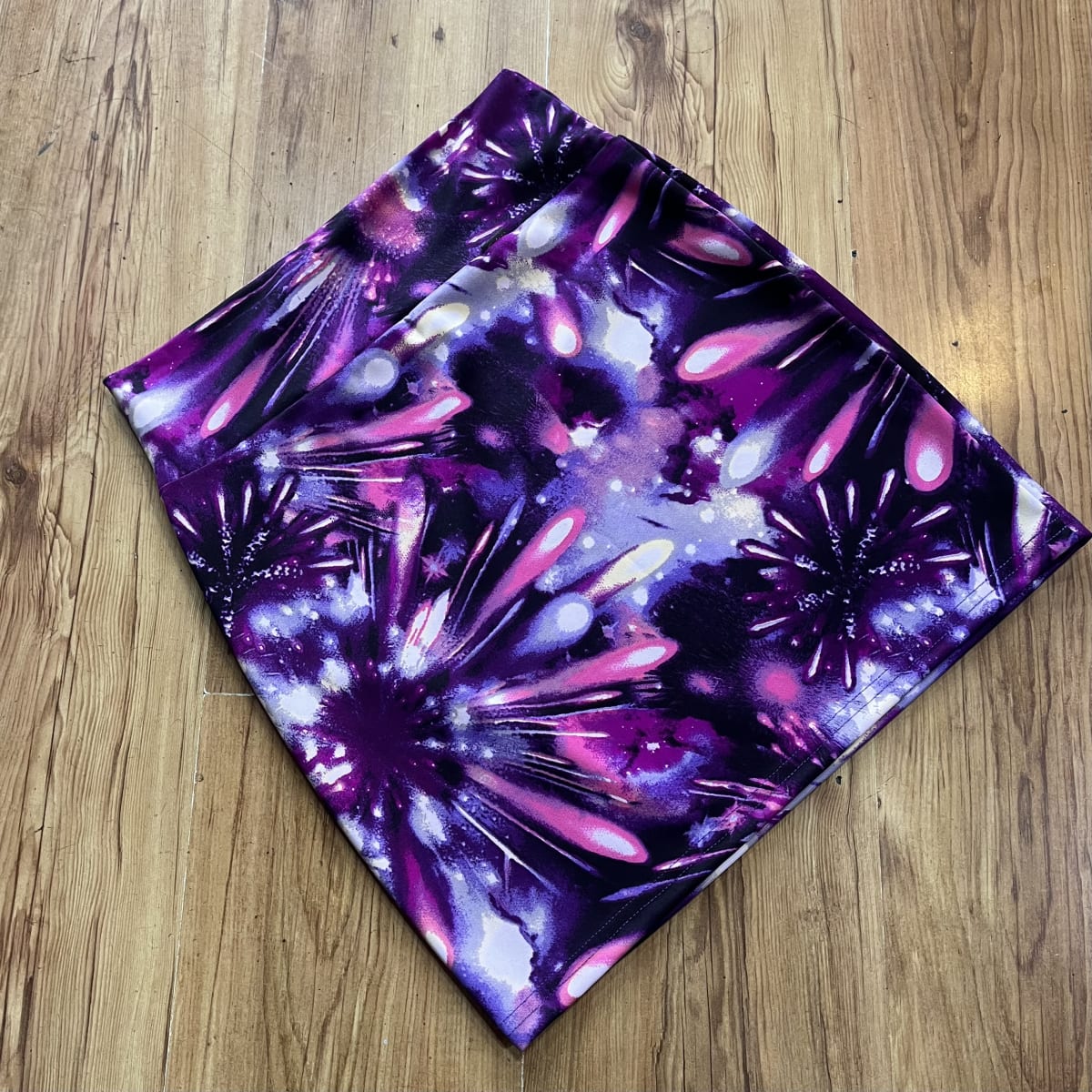 Mini falda Lizette scuba galáctica1