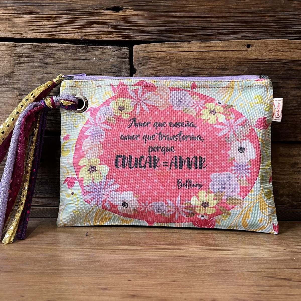 Estuche XL educar es amar lila2