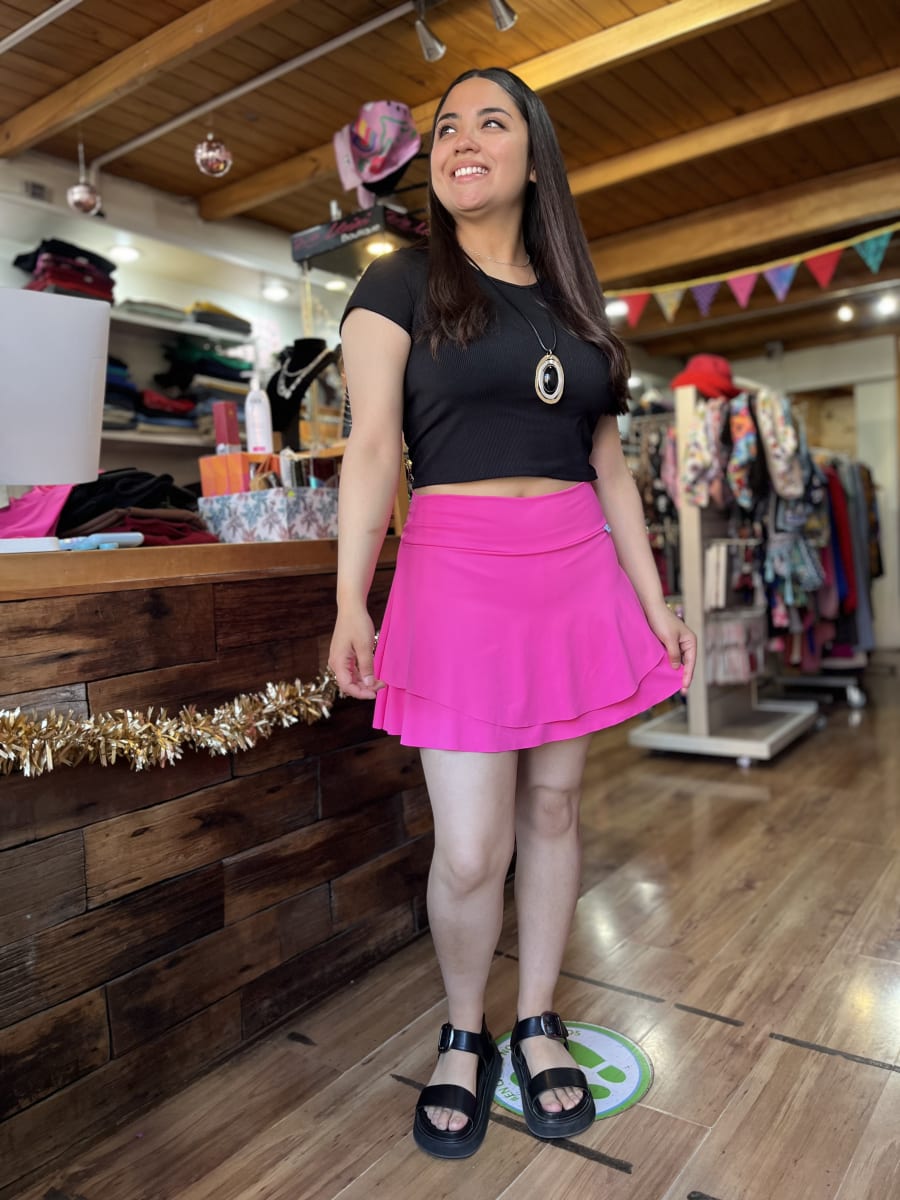 Falda short suplex fucsia1