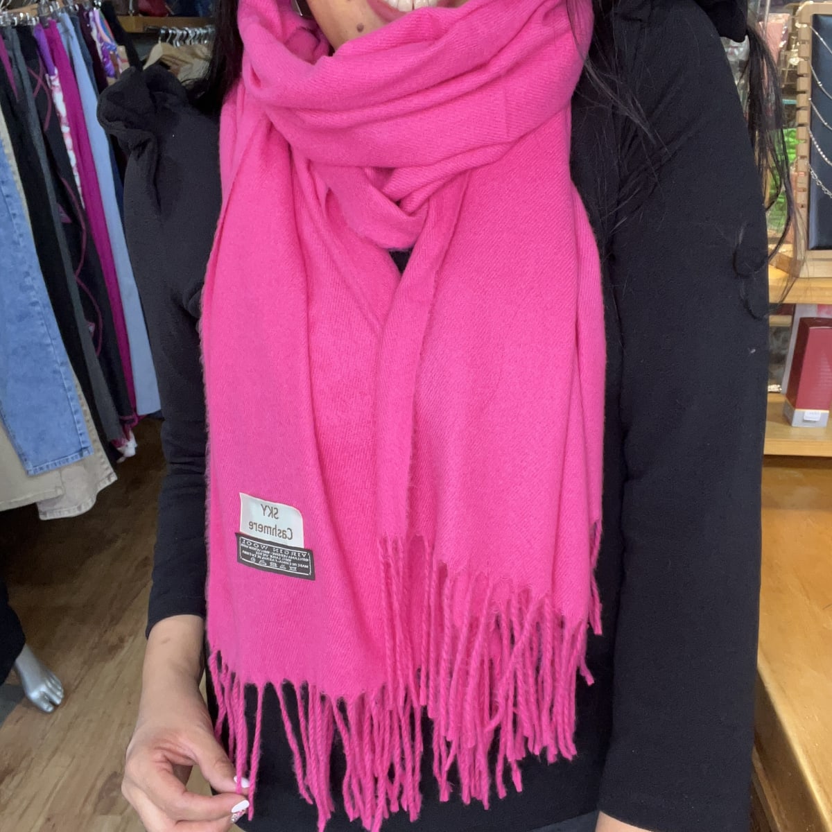 Bufanda cashmere fucsia2