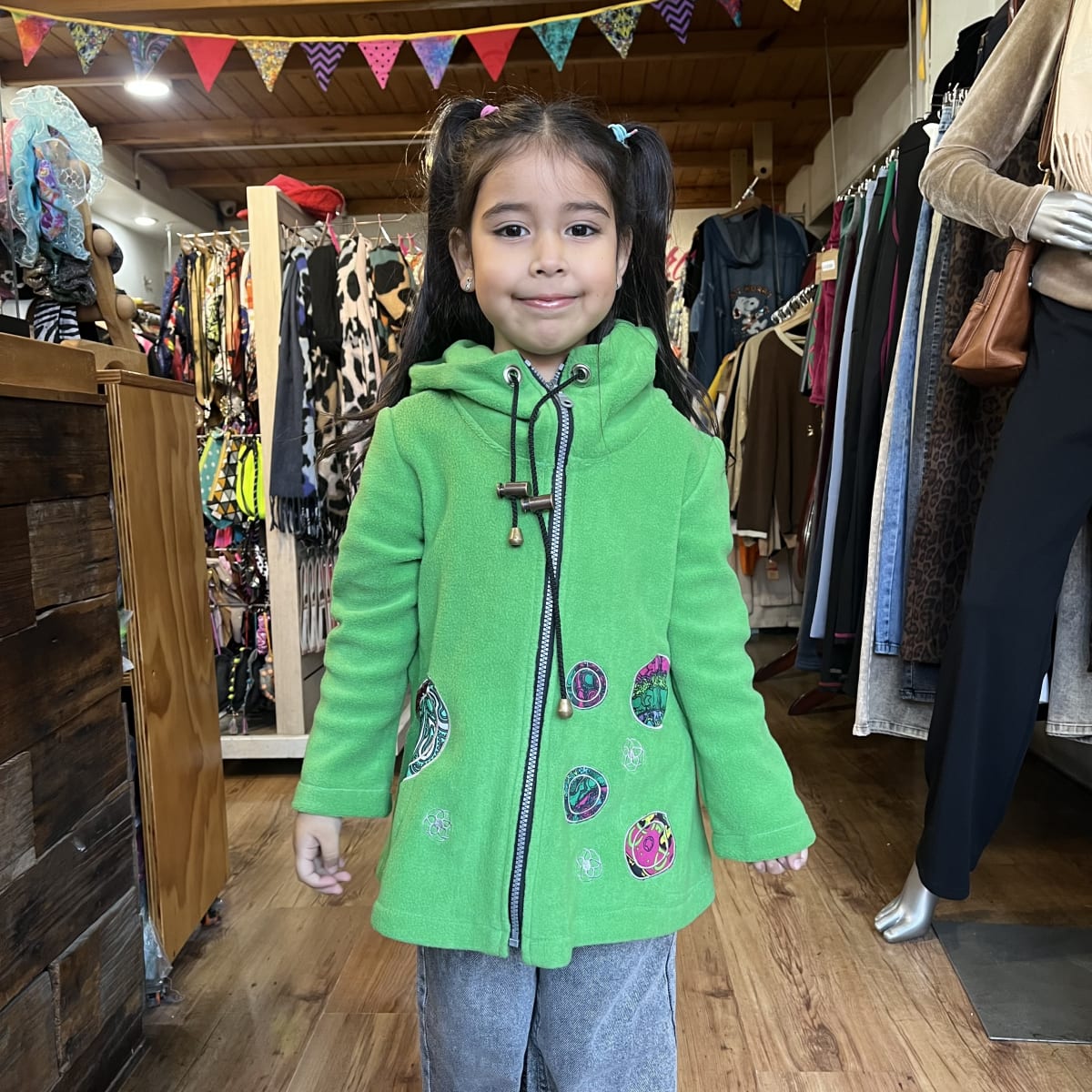 Abrigo niña polar antipilling bordado3