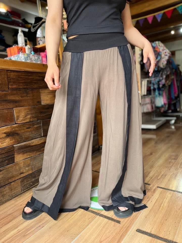 Palazzo Kisu Dalia viscosa lino cafe negro2