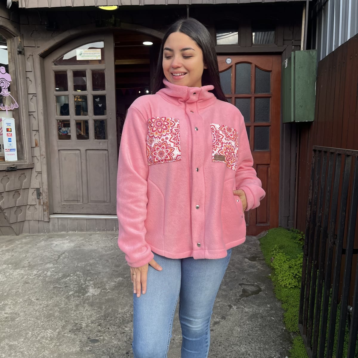 Sobrecamisa Astrea polar rosado4
