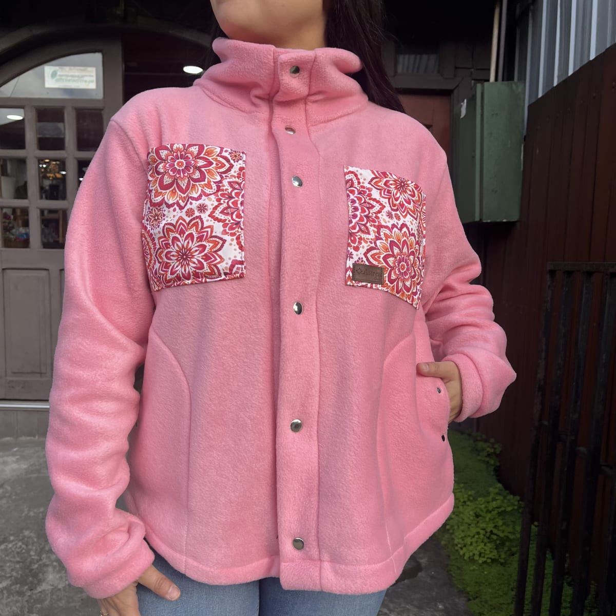 Sobrecamisa Astrea polar rosado2