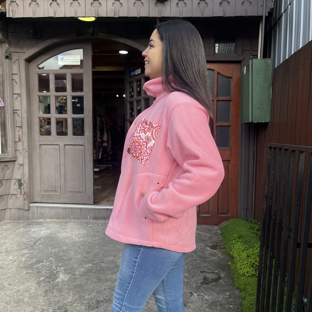 Sobrecamisa Astrea polar rosado3