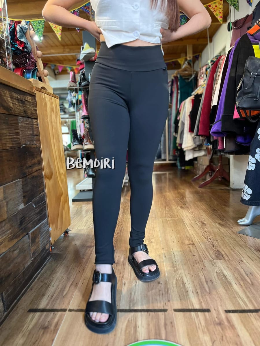 Calza pitillo suplex negro pretina alta2