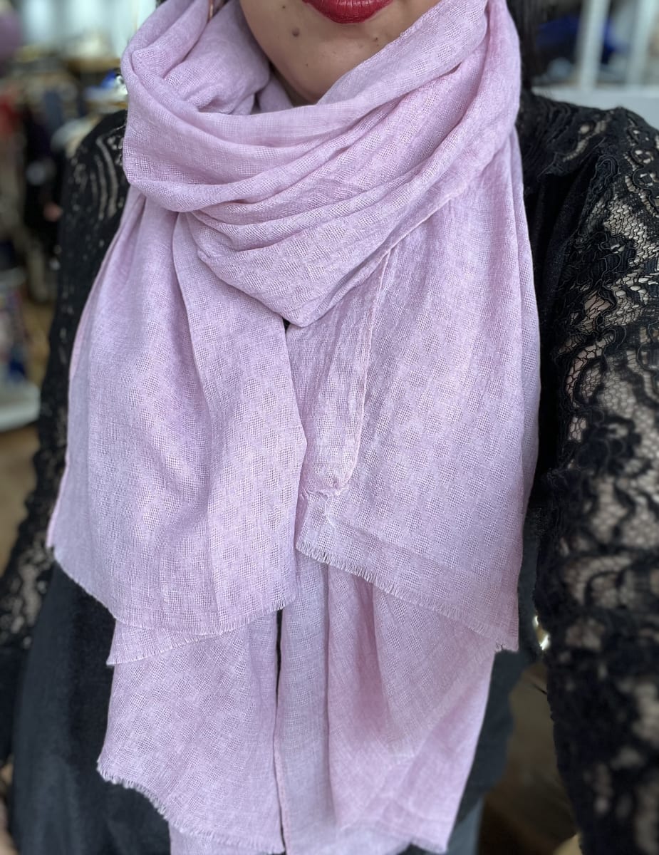 Pañuelo viscosa hilo 70*180 cms verde agua1