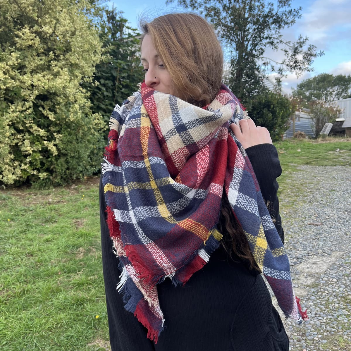 Maxibufanda escocesa rojo azul amarillo2