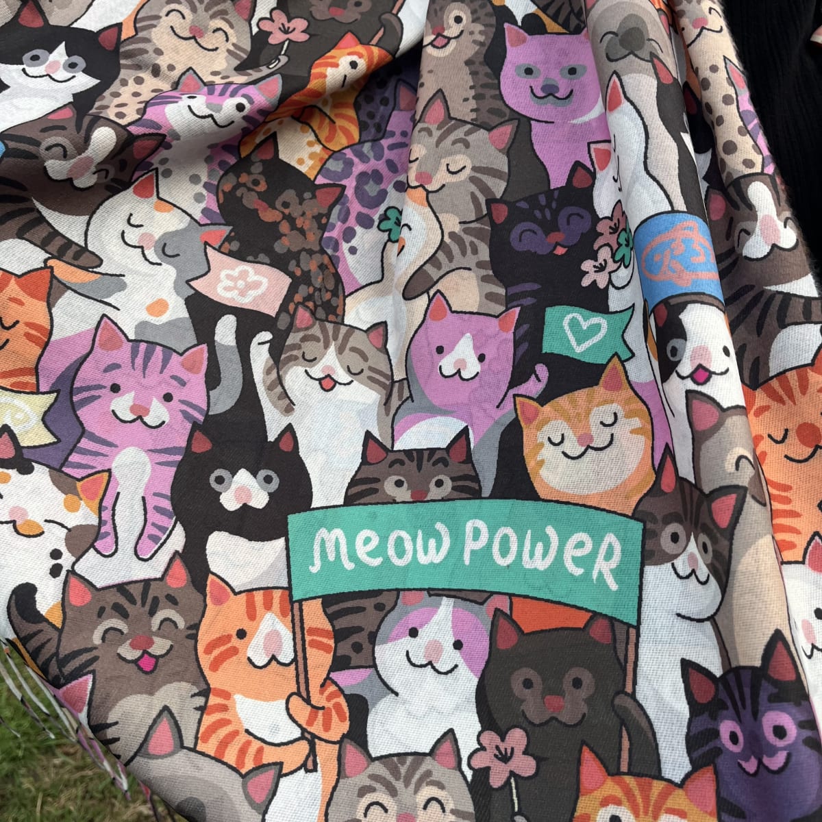 Bufanda Cashmere gatitos meow power cafe2