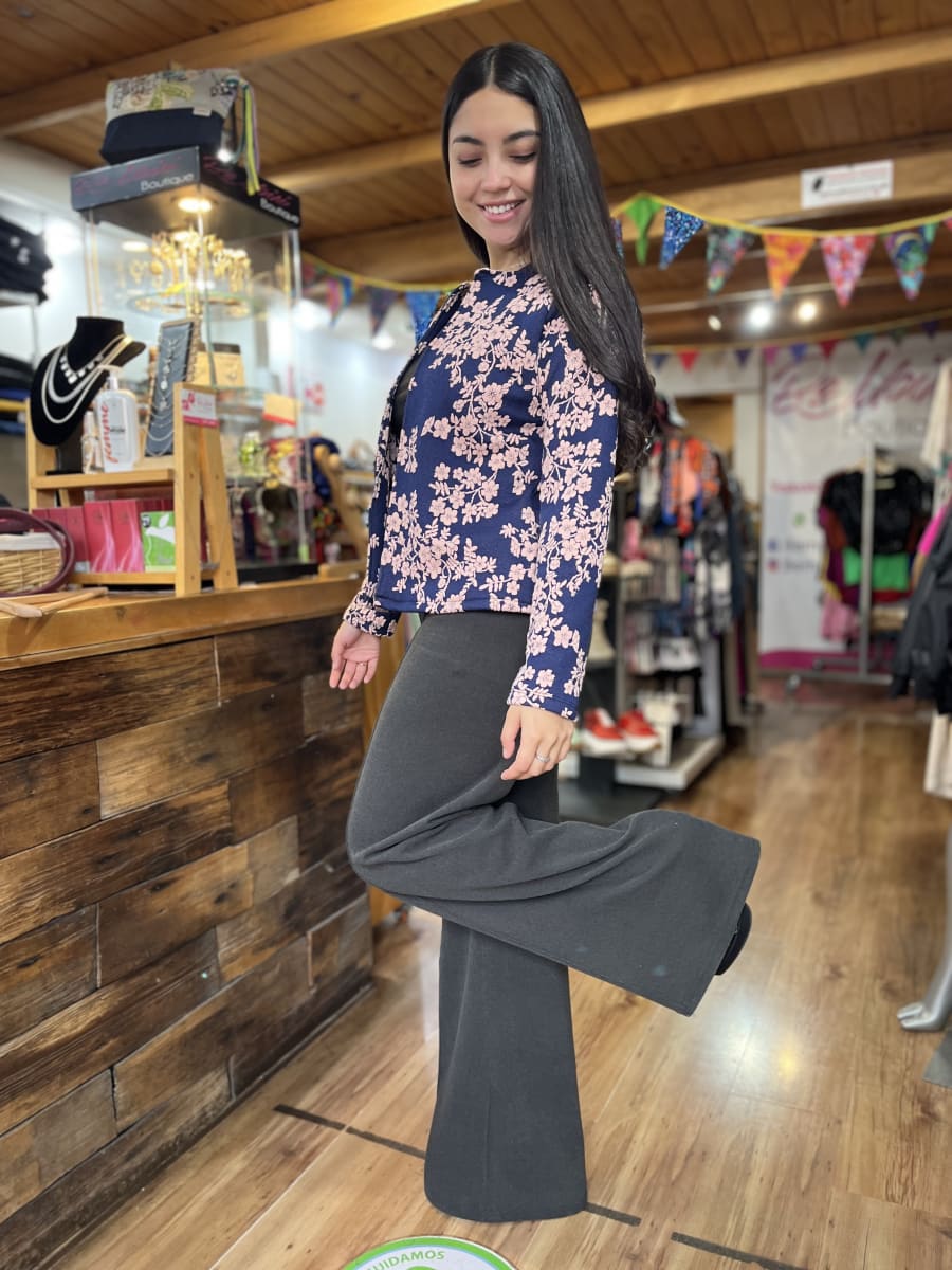 Blazer Marianela marino flores palo rosa3