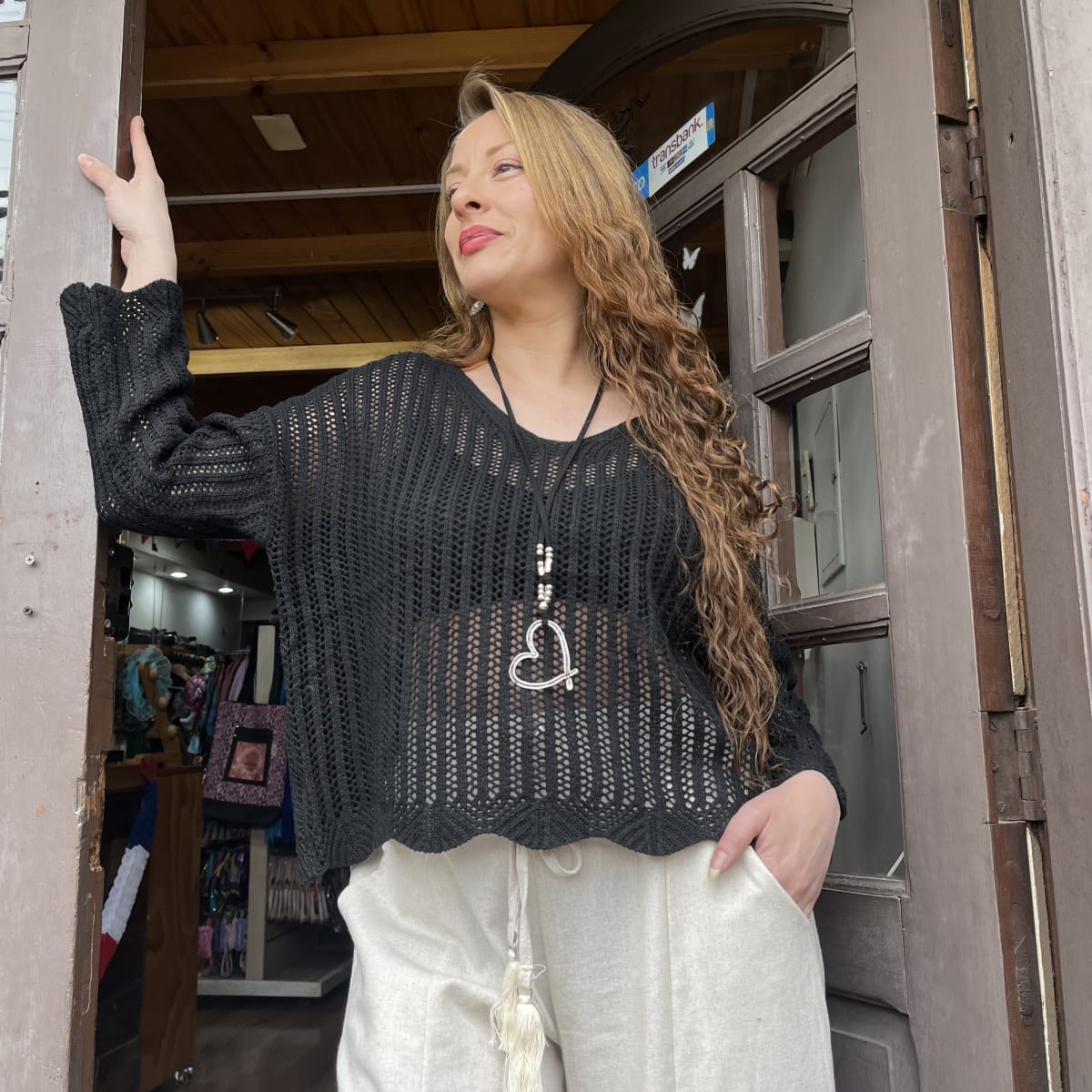 Tejido crop hilo negro4