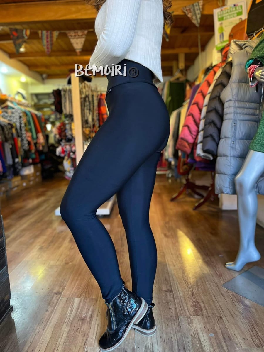 Leggins lycra dupontt negro microfranela interior2