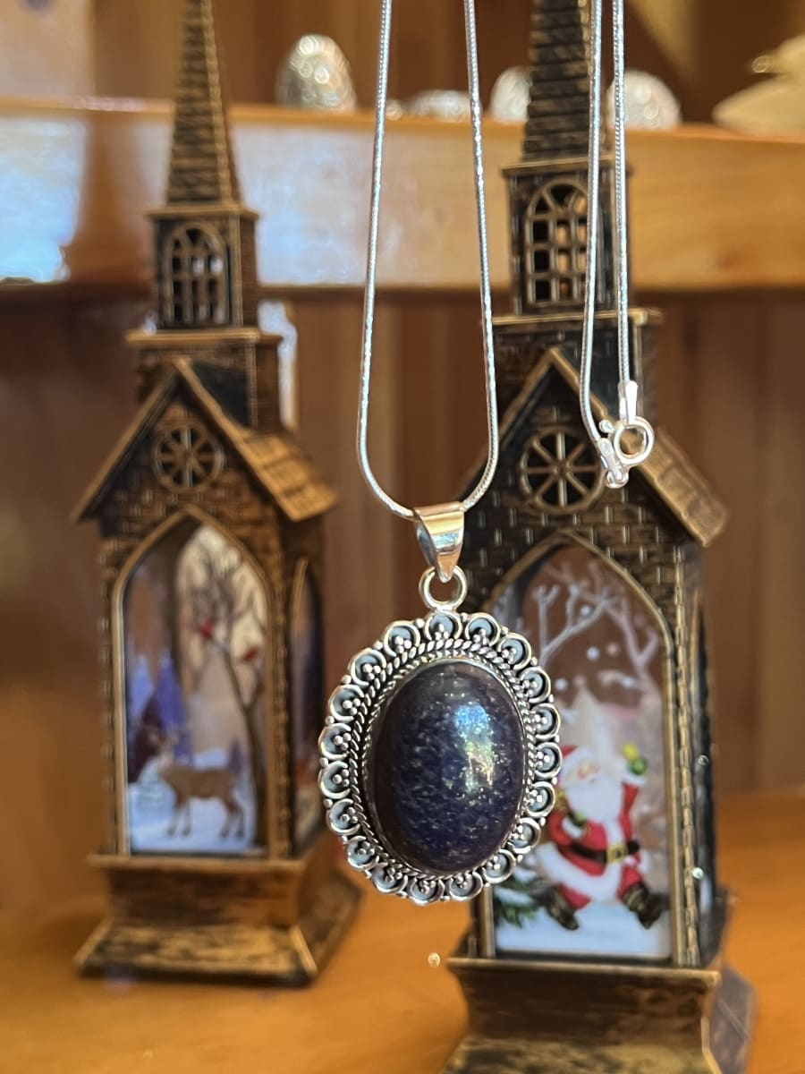 Colgante plata 925 lapislazuli Afganistan2