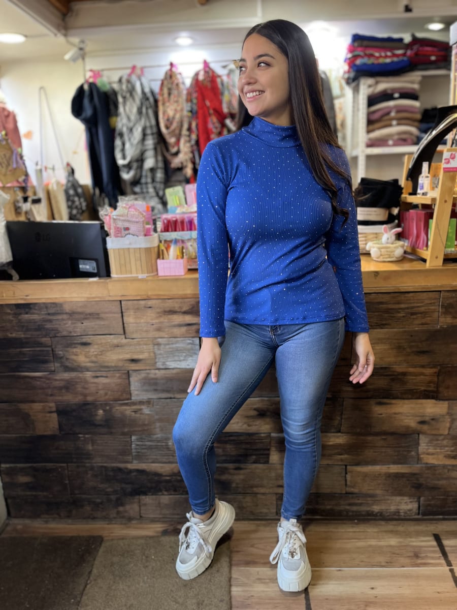 Beatle Ignacia azul rey canuton mini strass2