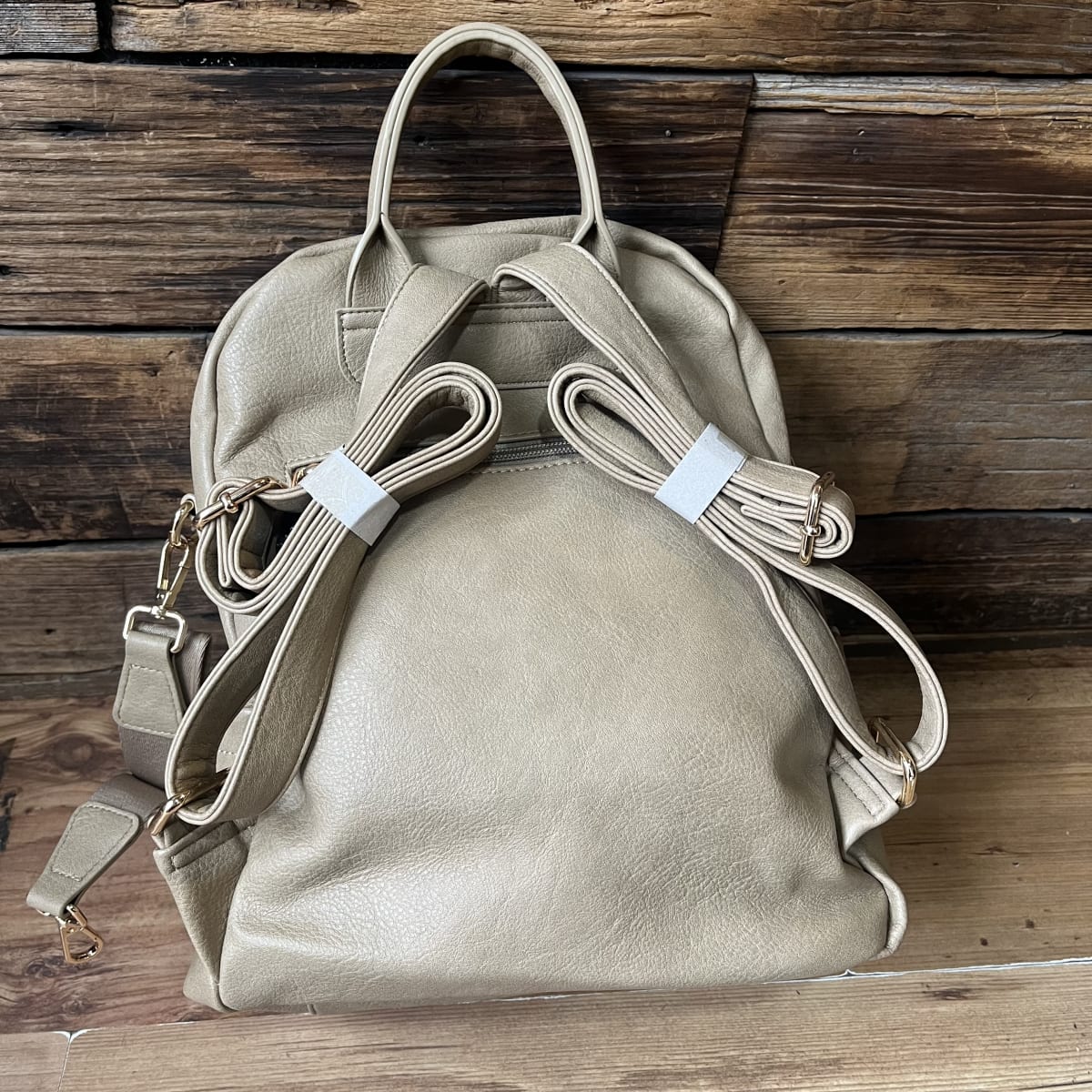 Mochila Lilás beige ecocuero3