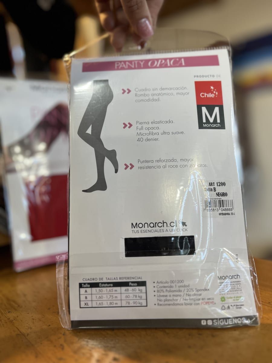 Panty MONARCH opaca rojo 40 denier3