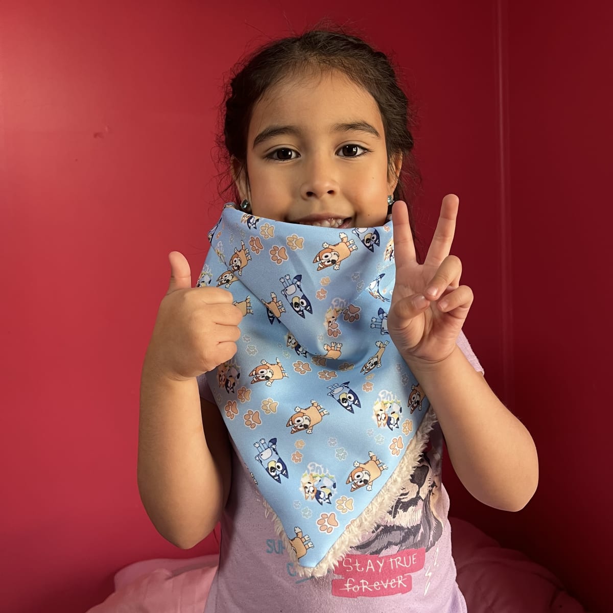 Bandana Isidora Bluey beige1