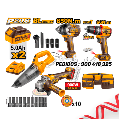COMBO INGCO 4 EN 1 MECANICO  - AICOS000381