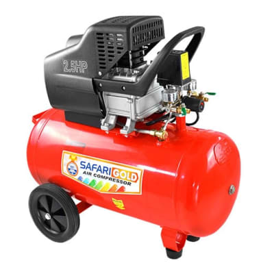 COMPRESORA 50L 2.5HP 220V - SAFARI ROJO1